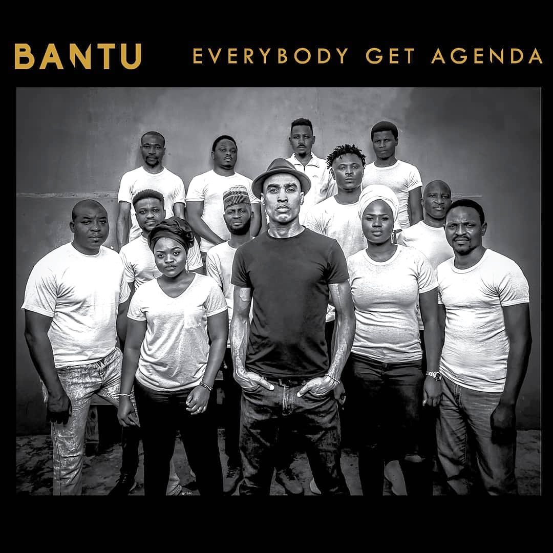 BantuCrew's tweet photo. #5daytogo: We're super excited to share the cover artwork for our new album "Everybody Get Agenda" which drops this FRIDAY, 25.09.2020. Band photo by @uchejamesiroha 
Art director:Andy Okoroafor. Album design by @boeta_gee #everybodygetagenda #BANTU #bantucrew https://t.co/RICqH4Qa3t