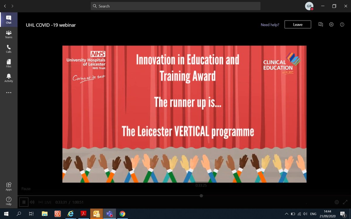 Congratulations to the ED sims team who won- we are very pleased to be runners up in the UHL Innovation in Education and Training award. Congratulations to   <a href="/BTSchair/">BTS 💙</a> who won the most inspiring role model and Darren Reed winner of outstanding contribution to teaching <a href="/UHLRRCV/">UHL Renal Respiratory Cardiovascular</a>