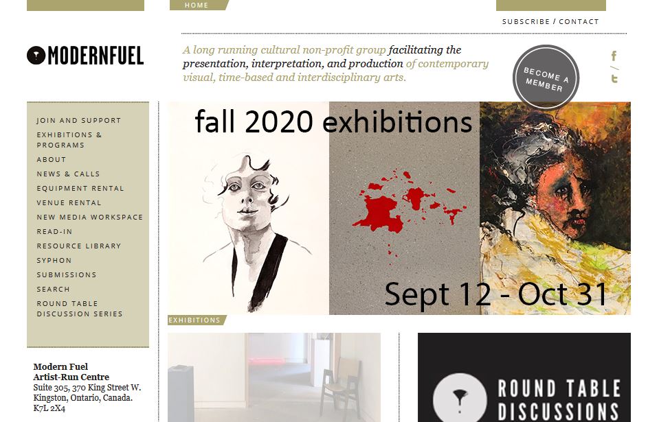 Thinking about applying to <a href="/queensu/">Queen's University</a> ? 

Take a peek at the <a href="/cityofkingston/">City of Kingston - Municipal Government</a> arts scene through <a href="/ModernFuelARC/">Modern Fuel</a> #art #exhibitions modernfuel.org