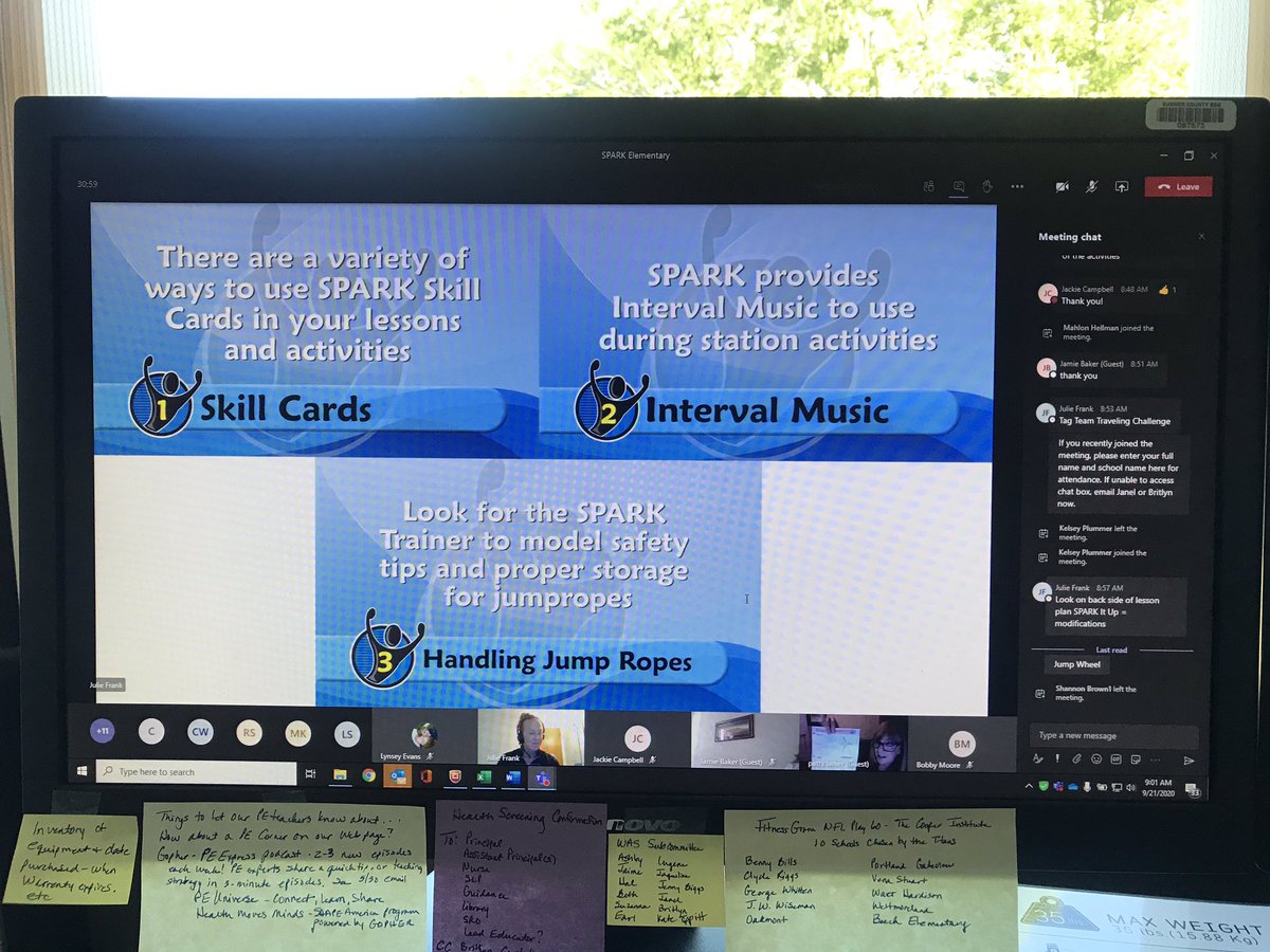SumnerCoCSH's tweet photo. How grateful we are to our SPARK PE Family for follow up training and support.  Coordinated School Health PL Day#2 is off to a great start. 👏🤗  #CSHSPARK20 @co_sumner @SPARKPhysEd https://t.co/aabRkkqLC2