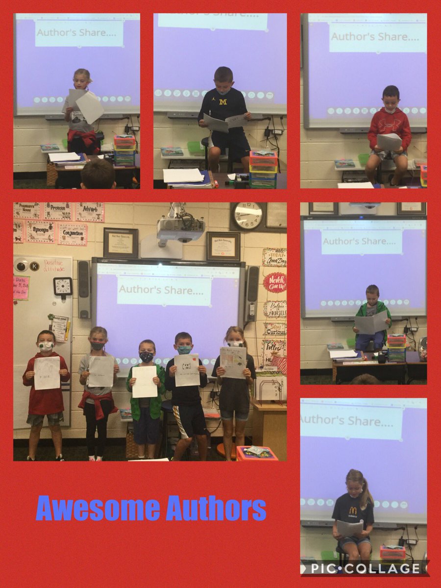 These Authors did an amazing job writing and sharing their narrative story with room 18! #amazingauthors