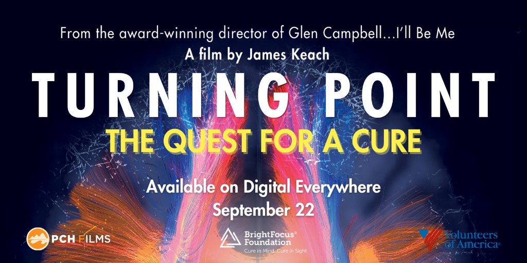 AlzIndiana's tweet photo. Today, on #WorldAlzheimersDay, the movie #TurningPointDoc is being released to the public for the first time. The film tells the story of researchers who are on a quest to cure Alzheimer's. Go to https://t.co/vldI2o3a9E to learn more. https://t.co/0mFPtHQkjD