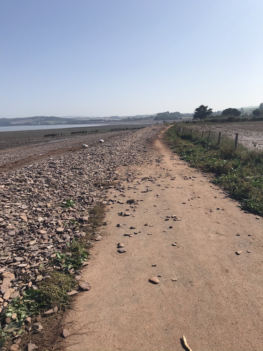 Sorry about the shingle on the Dunster Beach path! It's definitely pass-able on foot or off-road bikes, less so by road bike 😕. We'll have it all cleared soon and are looking into preventative solutions.