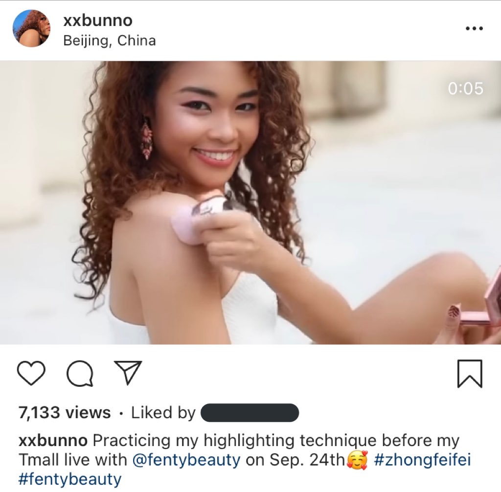 NEGR0SWAN's tweet photo. FEIFEI OUT HERE WORKING WITH FENTY BEAUTY WHOS DOING IT LIKE HERRRRR https://t.co/Cpw70z2Wwt