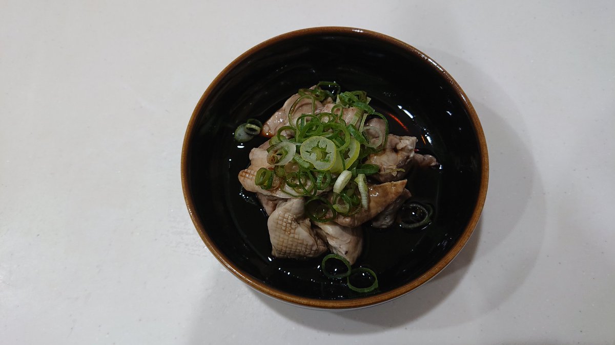 鱈の胃袋と肝はポン酢で 鱈の胃袋と肝はポン酢で