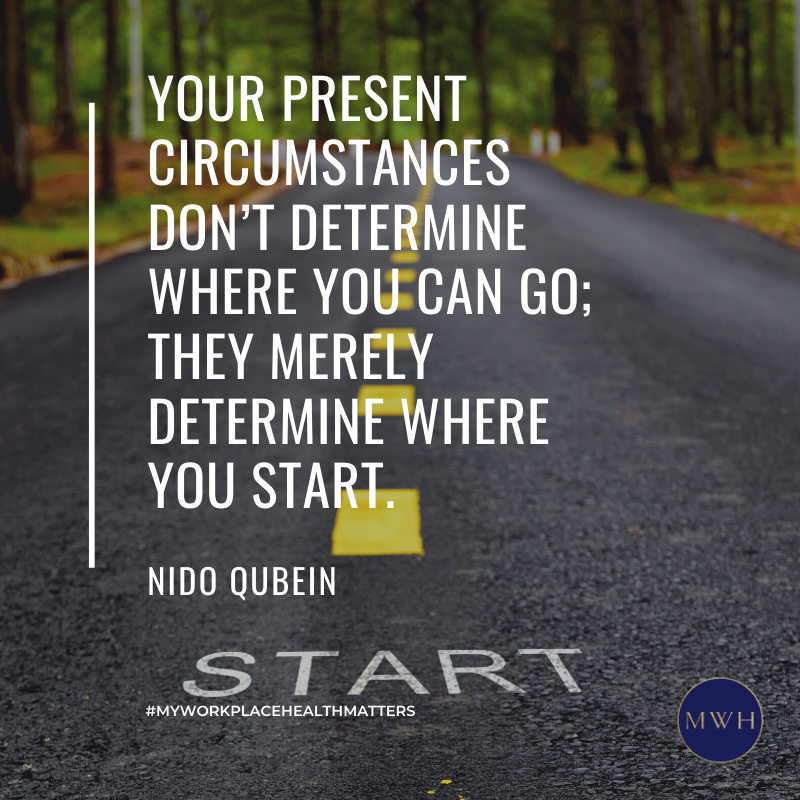 MyWorkHealth's tweet photo. Change can take a long time and that can feel daunting. Regardless if your goals are personal or professional, your present circumstances are a starting point and do not define where you can go or what you can achieve.
#motivationalquotes #MotivationMonday #goals #goalsetting https://t.co/u9P70dOrQb