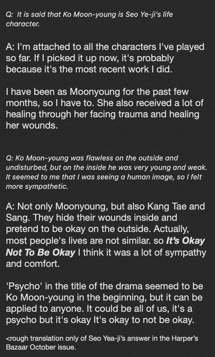 Syj On Itsokaynottobeokay Psycho In The Title Of The Drama Seemed To Be Ko Moon Young In The Beginning But It Can Be Applied To Anyone It Could Be All