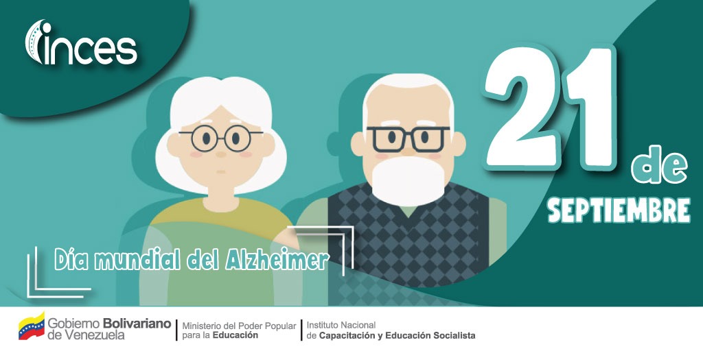 incesnoticmir's tweet photo. En el #DíaMundialDelAlzheimer agradecemos a médicos, investigadores, familiares y cuidadores por su incansable labor de dignificar la vida de quienes padecen esta terrible enfermedad https://t.co/sEfOYRcAOc