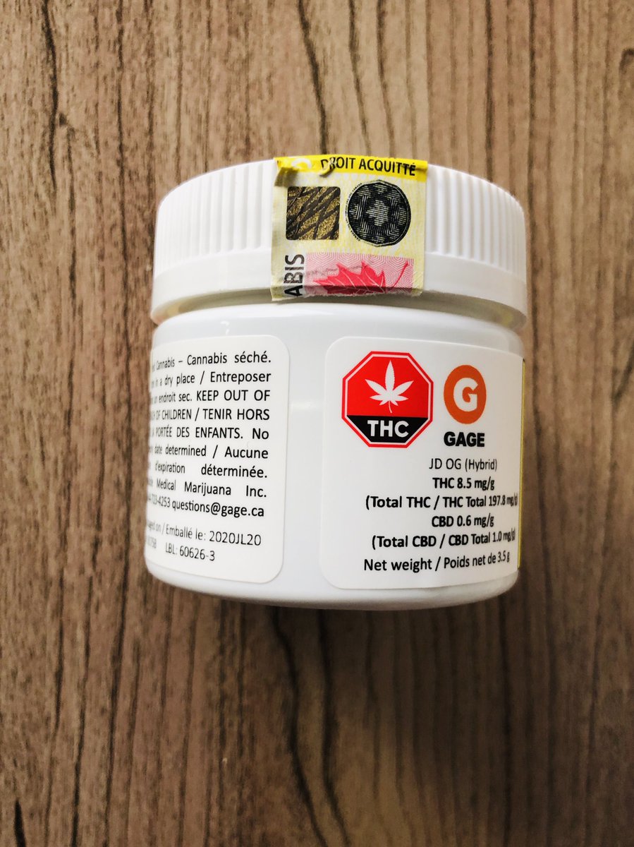 cannalukey's tweet photo. Josh D OG from @gagecanada
A generous amount of trichomes makes these buds a pleasure to break up. Their grit can be felt in the tips of your fingers. Not too dry, so the terps are still present. Nicely gone flowers for a summer run. 👍🏼
#Cannabis #Gage #JoshDOG https://t.co/KImkDuskTO
