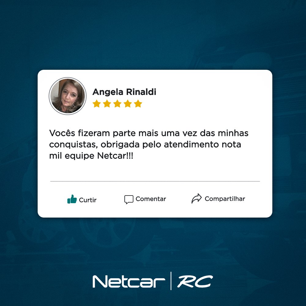 Netcar_RC's tweet image. Depoimentos que nos enchem de orgulho! Obrigado Angela Rinaldi por compartilhar sua experiência conosco. 😊

Netcar|RC
Tecnologia e atendimento de ponta para você realizar o seu sonho!

#revendadecarros #carrosesteio #esteiors #esteio #netcar #netcaresteio #loucosporcarro
