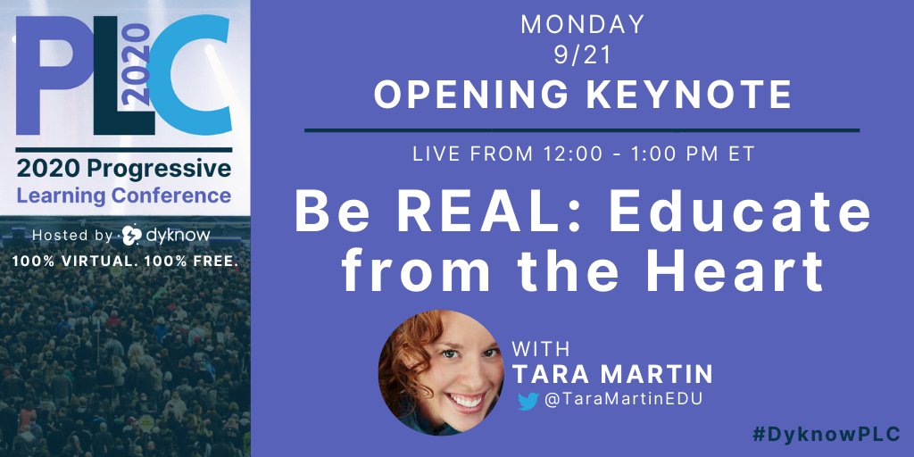 Dyknow's tweet photo. TODAY is the DAY!
The day you've been waiting for.... our 2020 Progressive Learning Conference begins TODAY!
Register to listen to our keynote speak at 12pm live! It's not too late! #Dyknow PLC
Click here👉 https://t.co/d7RwMXRZVl https://t.co/ZQEi4t2gIM
