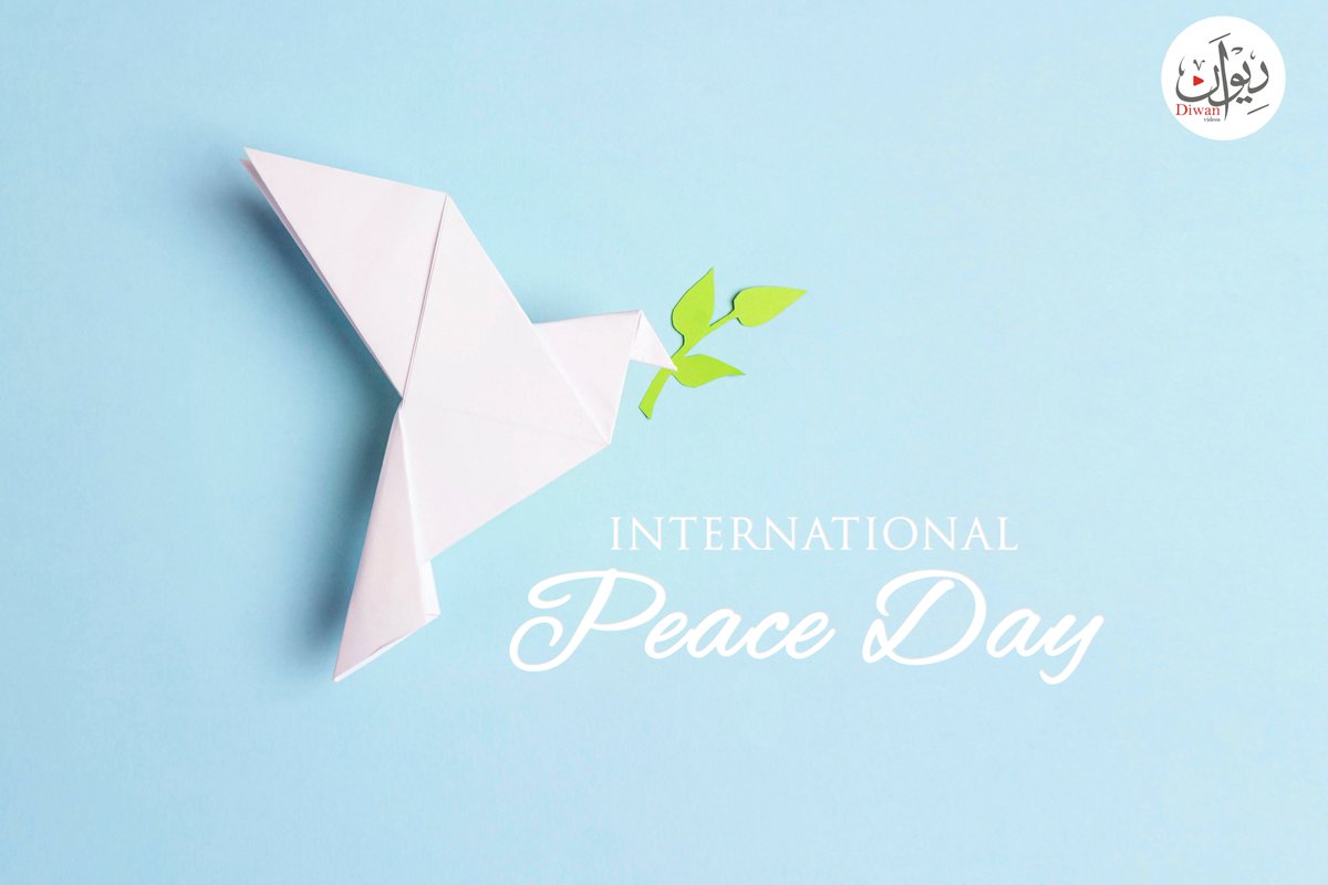Diwan_Videos's tweet photo. في #يوم_السلام_العالمي، نتمى أن يعم السلام على الجميع... دمتم سالمين معافين.
Happy International #PeaceDay, we wish peace to all of you... Stay Safe!🕊 https://t.co/k5z3x5SrPz