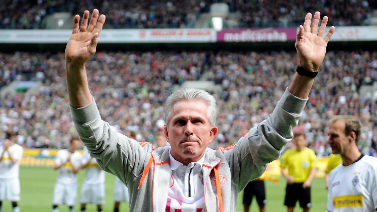 was filled with tears and emotions. When Bayern had an issue with their trainer and desperately were looking for somebody else, Jupp came back from retirement and lead the boys 2017/18 to another trophy.