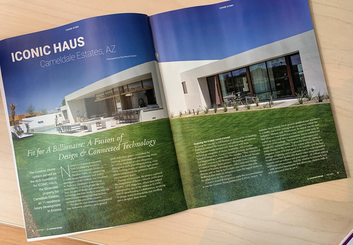 ash_collazo's tweet photo. #PRwin: two client features &amp; the cover story!

#connecteddesign #designtech #designtechnology #smarthome #homeautomation #luxuryliving #modernhome #iworkinPR https://t.co/mUjha1S4bE