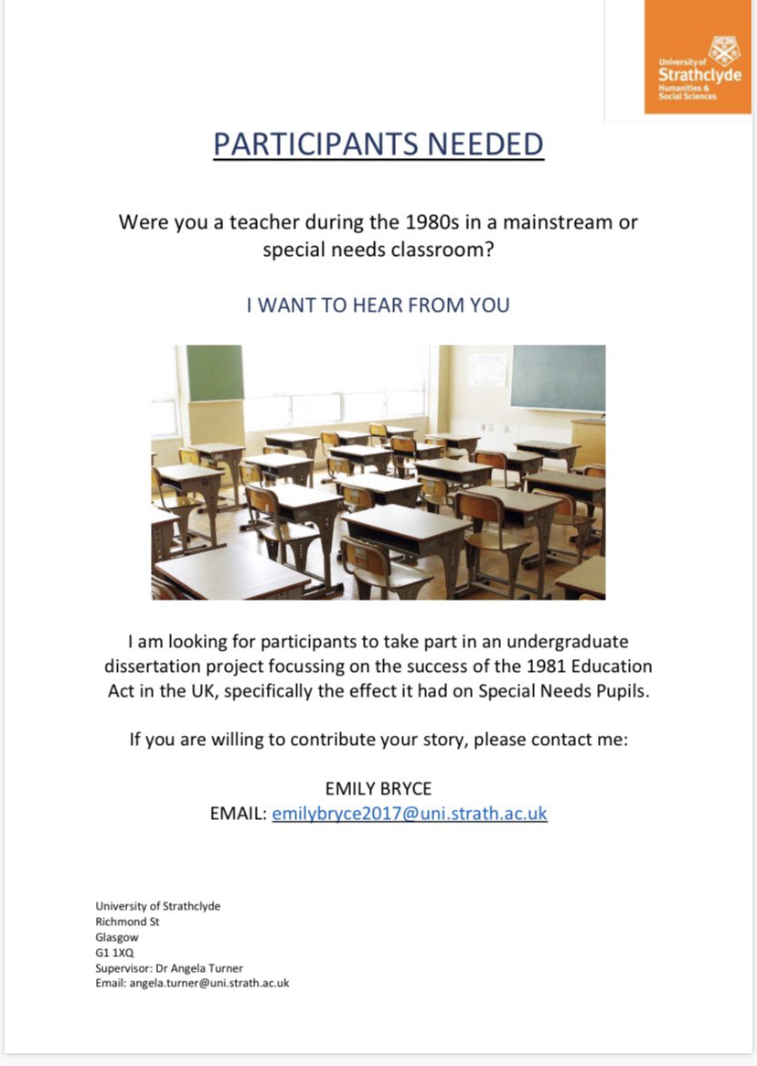 smeebut's tweet image. Two of my lovely students are looking for oral history respondents to take part in their projects. All interviews will be over zoom. Please help if you can @ScotOralHist @StrathHistory