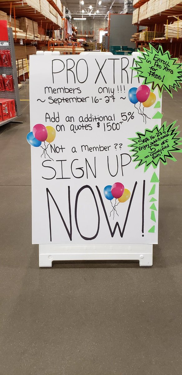 Hey PROS, come on in for an extra 5% off all VPP orders over $1500. Ends Sunday 9- 27. Not a ProXtra member? Sign-up today!!!! <a href="/mjhertzfeld/">Morgan Hertzfeld</a> @SalineKarrie <a href="/RENOvatorHD/">Reno Olvera</a>