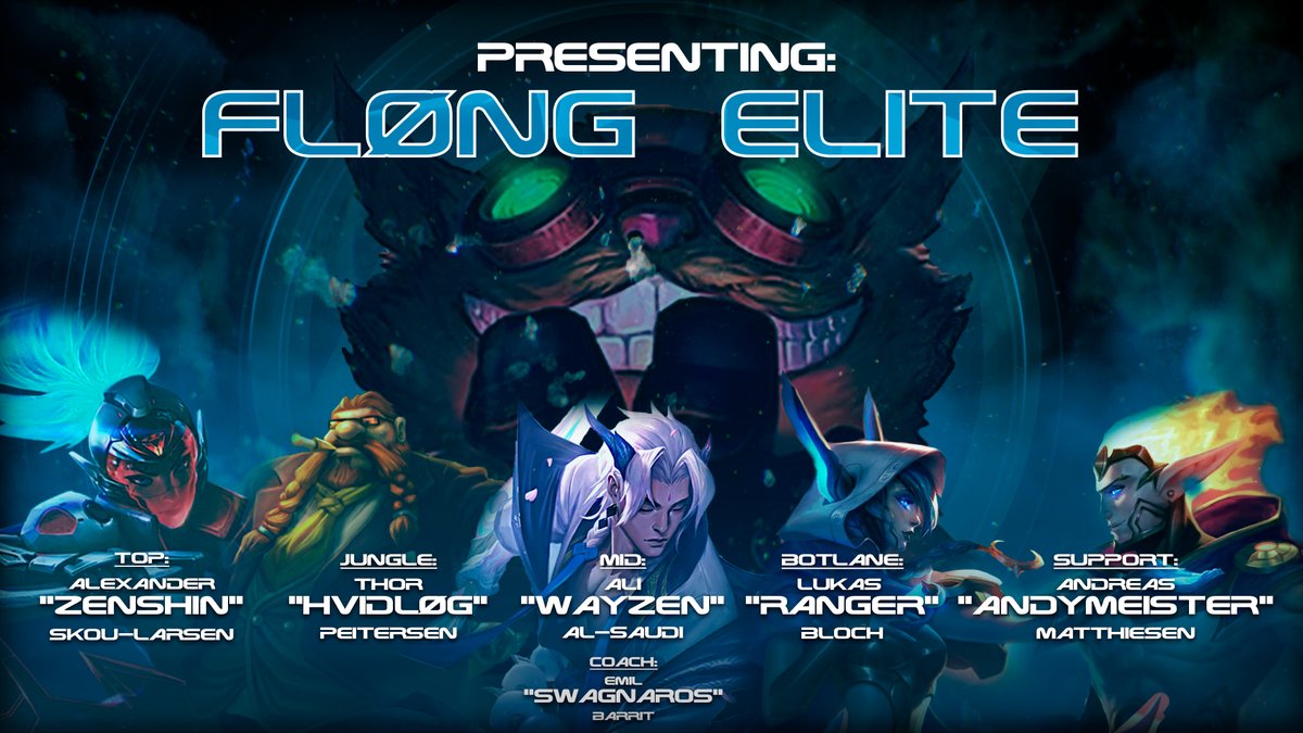 We are very exicted to announce our CSD roster for the <a href="/Leagues_GG/">Leagues.gg</a> 2020 Winter Split!

Top // @Zenshin123
Jungle // @Hvidloeg
Mid // <a href="/Wayzenlol/">Wayzen</a>
Bot // <a href="/lukas_bloch/">Lukas</a>
Support // <a href="/Andymeisterr/">Andymeisterr</a>

Coach // <a href="/SwagnarosLoL/">Swag</a>

#FløngFighting