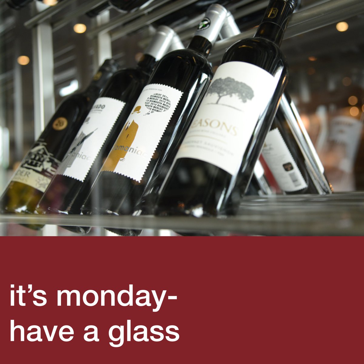 Cheers to a happy and productive week ahead 🍷