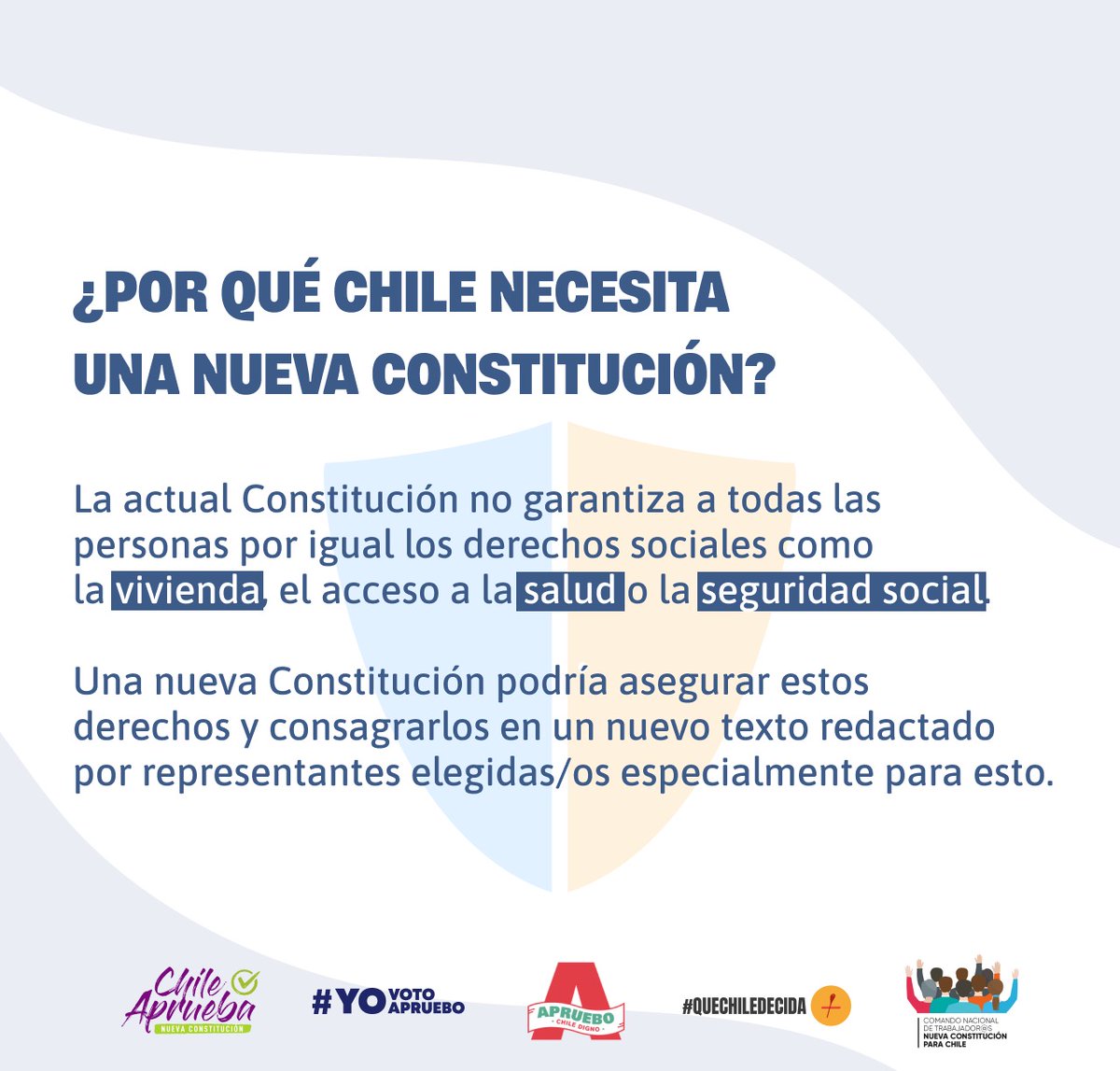 PRadicalcl's tweet photo. ¿Tienes algunas dudas del proceso constituyente que viviremos a partir del 25 de octubre? Los comandos del #aPRuebo en conjunto te explicamos el proceso! #laquepiensaaPRueba #elquepiensaaPRueba https://t.co/2y72UNlD2u