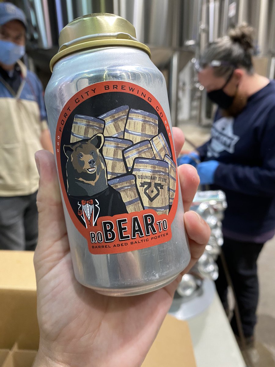 It’s not too late to grab a ticket for tomorrow’s Battle of the Barrel-Aged Beer with <a href="/BoundaryStoneDC/">Boundary Stone</a> 🍻🐻

We just crowlered up our fighter, RoBEARto - Baltic Porter aged in a @OneEightD Apple Brandy Barrel, this morning and it’s ready to rumble 🥊🐻🍻

giftrocker.com/secure/Order/?…