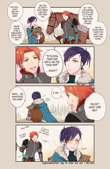 【シルフェリ】
#SylvixWeek2020  | Day 01 - After the War

Sylvix non-AM true ending ∠( ᐛ 」∠)_ 