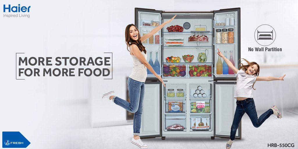 IndiaHaier's tweet image. Store bigger vessels and packets easily, with #HaierRefrigerators that have &apos;No Wall Partition&apos;. Get yours now!

Know More: bit.ly/3jt8cpB

#StoreMore #SmartRefrigerator #SmartHome #SmartLiving #InspiredLiving #HaierLifeBetterLife