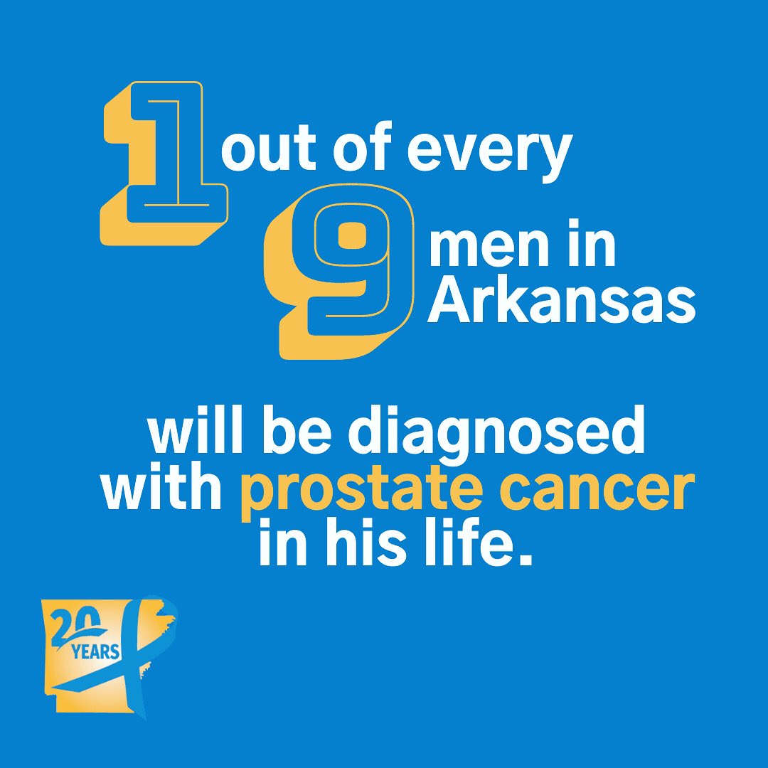 moBettablock's tweet photo. Hey Fellas, it’s always a numbers game! Look at these numbers then go get screened! The  @arprostatecancer is offering free screenings across the state...no excuses. 
#ARProstateCancer #screentodaydontwait #lookatthestats https://t.co/lNNKjzwMsu