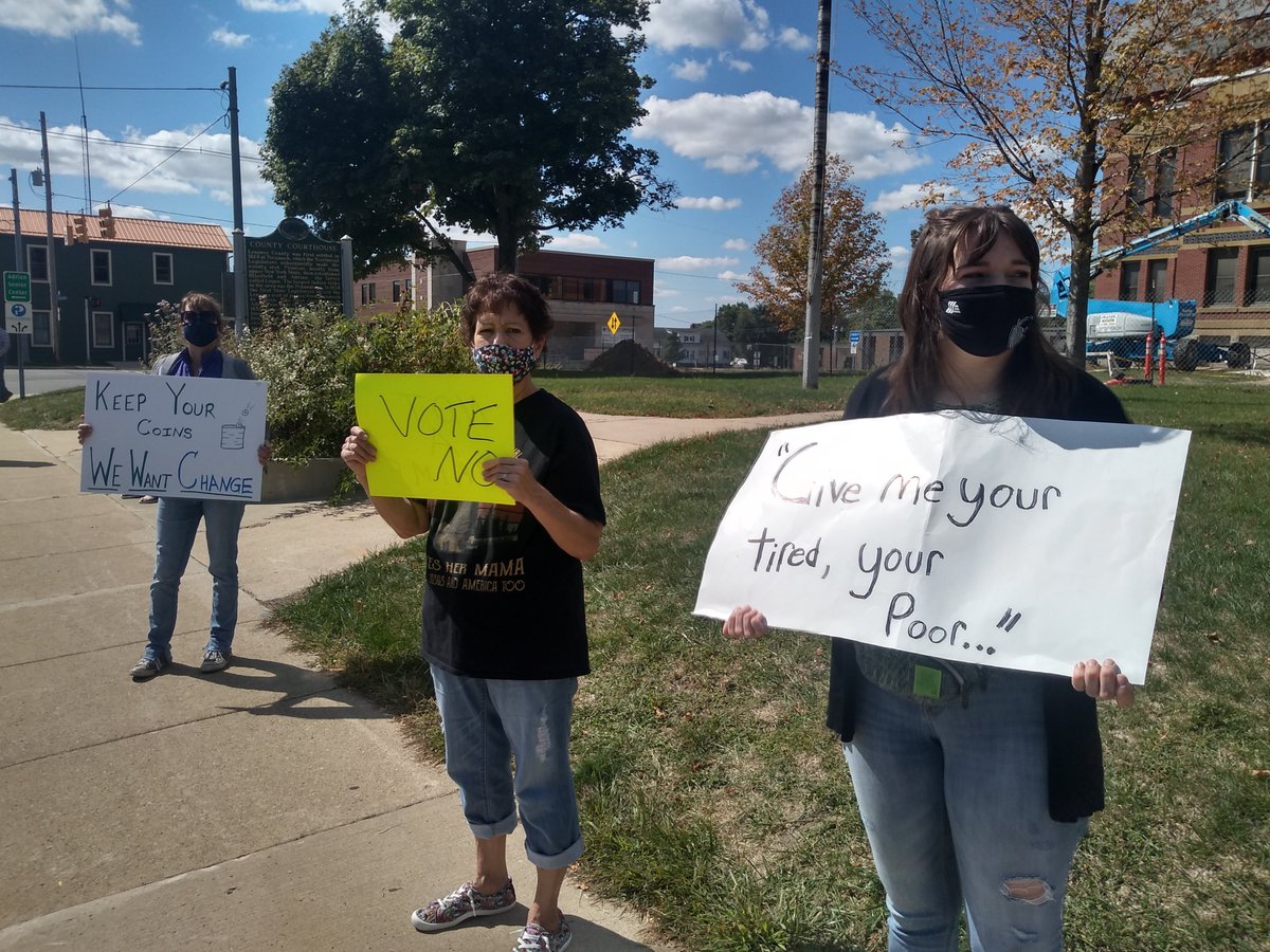 metroDpan's tweet photo. The Adrian houseless community needs your help! City Commission is voting tonight on anti-camping legislation that would make it illegal to sleep and eat on park benches, giving police further license to menace those without shelter.

Meeting link: https://t.co/UDDnxkvCho https://t.co/0ZBp8Bu8iP