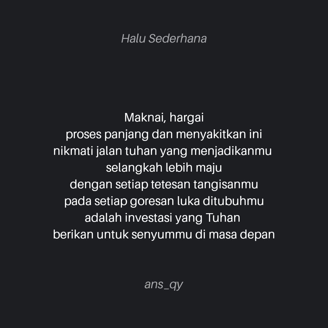 Halusederhana's tweet photo. Berjuang hari ini
#dearD https://t.co/SlXDkmqO0b
