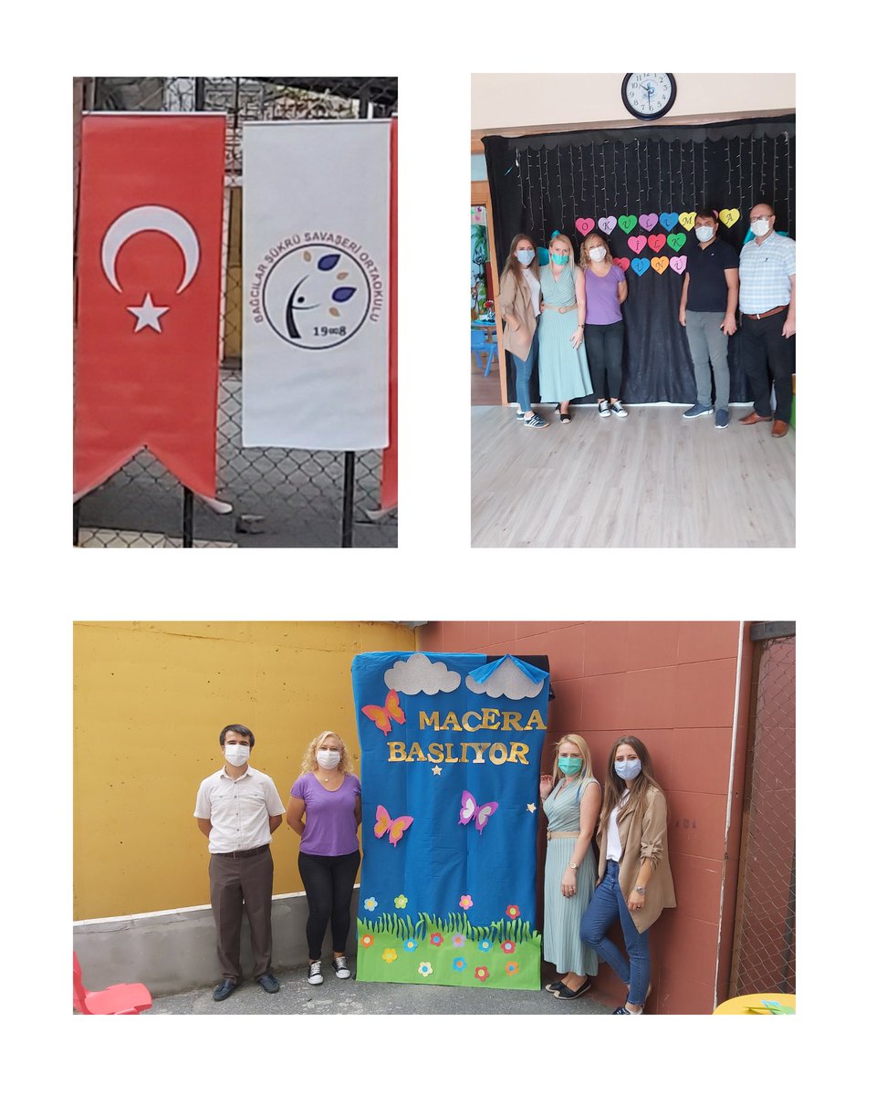 SukruSavaseri's tweet photo. Öğrenciler okullarına, biz öğrencilerimize kavuştuk. Çocuklar gibi şendik😇 Tum hijyen  onlemlerimiz alip ilk gune guvenle  hazirdik. #okullarıgüvenleaçıyoruz 
@ziyaselcuk  @Mustafa_Eldivan @LokmanCagirici @19_mstfylmz @muratkucukkayaa @Nihataltintas52 @yunusdemirel44 https://t.co/OCYJ2lk3YI