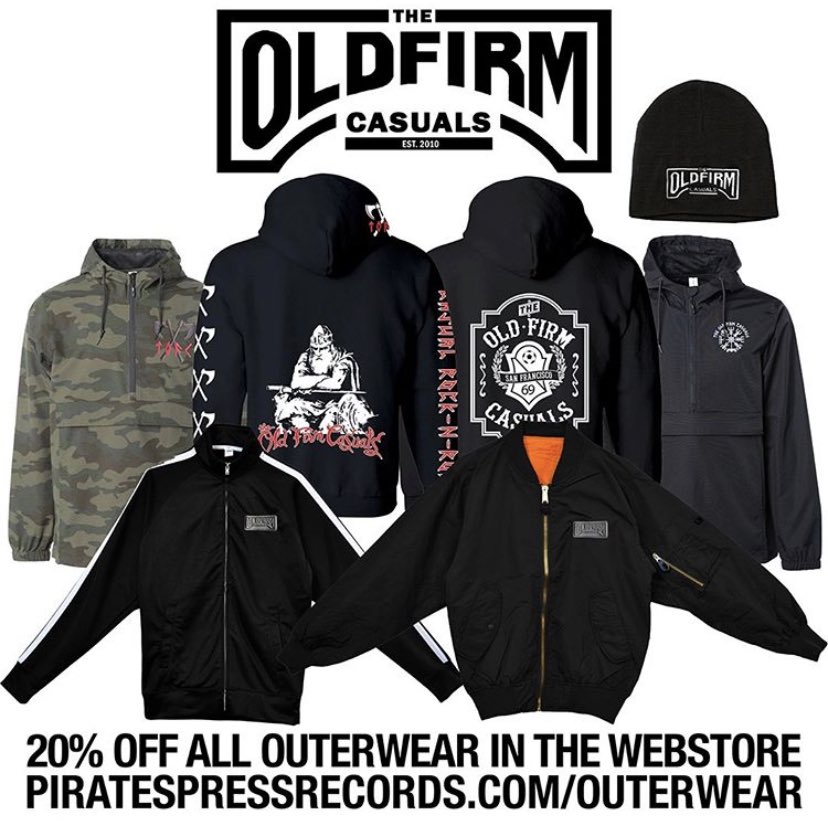 HUGE sale on outerwear over at @piratespress, 20% off until Wednesday, September 30th! We didn’t really get the opportunity to bring these designs on the road with us since live events closed down, grab something you like! Ships worldwide!