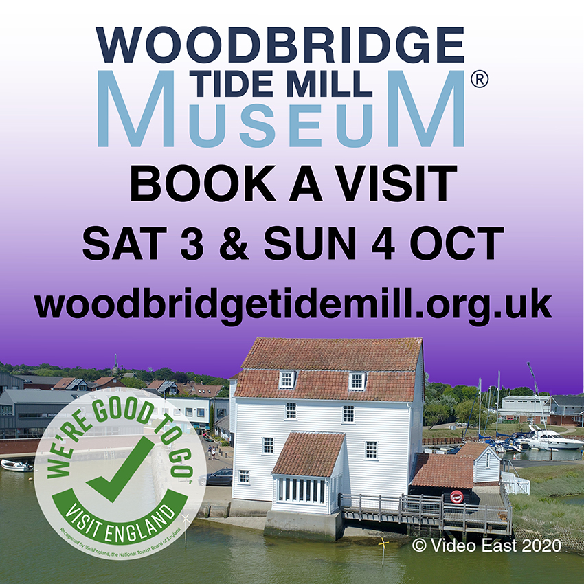 TideMill_Museum's tweet photo. Tickets available at https://t.co/UdlpGf8CT7 for the first weekend in October. A good chance for you to acquaint yourself with @TideMill_Museum. @kidsinmuseums @WoodbridgeUK #escapetheeveryday https://t.co/jyQ1QdK0yX