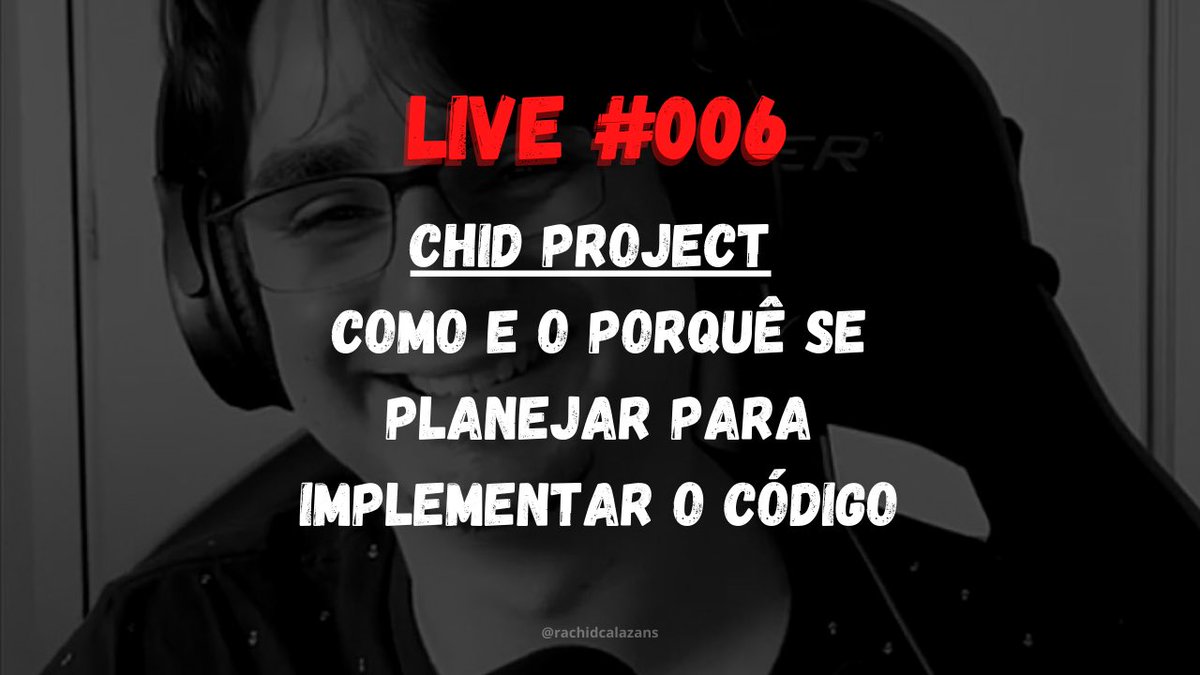 rachidcalazans's tweet image. Fala galera! Live #006 com a continuação da evolução do Chid Project. Extrai da Twitch e está editada e publicada no meu canal do youtube. 
Link para acessar: youtu.be/Bffkhh5cWFg 
#liguagemdeprogramação #javaweb #carreiradeti #devopsengineer #programmer #programming