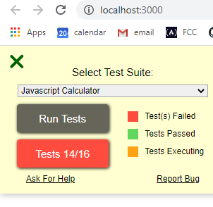 snrelghtwt's tweet image. Day 45 of #1000daysofcoding.
//passed an additional test for my #JavascriptCalculator project (currently at 87.5%) #freeCodeCamp
//#pairprogrammed with @omegapaulo_ @ChinguCollabs & we settled 50% of our tasks for our #Reactapp 💪
#1000daysofcode #100daysofcode #Devcommunity