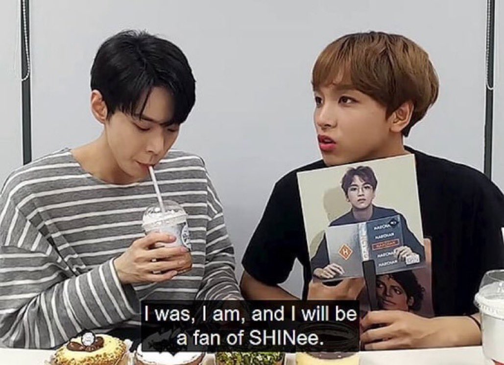 haechan - nct“I was, I am, and I will be a fan of SHINee.”