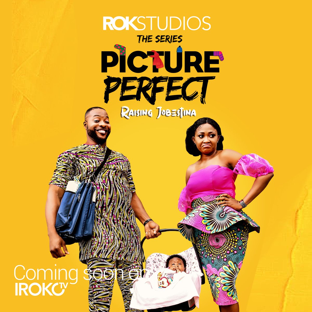 ROKNigeria's tweet photo. An elegant fashion designer and a hooligan must both make compromises in raising their child.
.
Produced and Directed by @biodunstephen
.
.
"PICTURE PERFECT - THE SERIES β IS COMING SOON ON iROKOtv app.
#Rokstudios #BlockbusterSeries #BrandNewSeries #RaisingJOBESTINA https://t.co/6pmcAEK07y