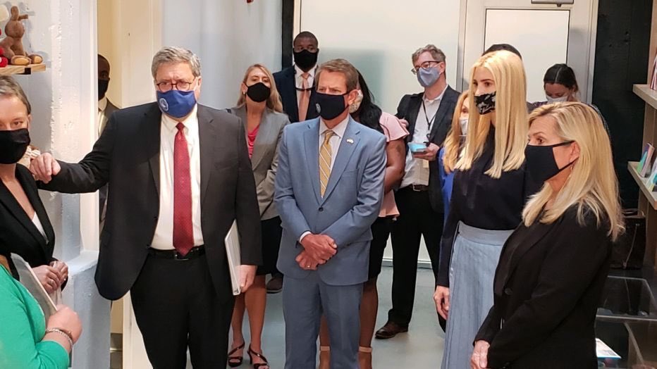 WVJAPpalachia's tweet photo. #IvanaHump And #FlintstoneBarr to tour child advocacy center in Atlanta. 
Oughta check out that facility where women are gettin their UTES yanked out, you #AssCakes. https://t.co/iRwTBsR9Ec