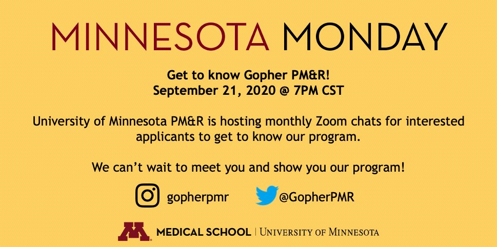GopherPMR's tweet photo. Here we go!  Only two of these left.  Join us tonight for #MNMonday with residents taking over and break outs into small groups for more behind the scenes info.

Register below and don't forget about the last #wildcatwednesday with @uk_pmr on Wednesday!

https://t.co/116QOrw36Z https://t.co/N9qPFbTK9g