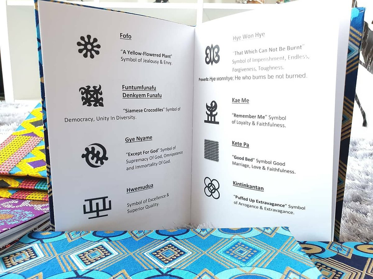 Darrel Blake (@darrel__blake) on Twitter photo My booklet 'Adinkra Symbols of West Africa' is back in print.
Each booklet cover is hand made from some of the finest Kente Cloth designs.
The booklet is priced at £8.00 (P&P Inc.) For all enquiries, please feel free to send a DM or contact me via blackrooted@hotmail.com My booklet 'Adinkra Symbols of West Africa' is back in print.
Each booklet cover is hand made from some of the finest Kente Cloth designs.
The booklet is priced at £8.00 (P&P Inc.) For all enquiries, please feel free to send a DM or contact me via blackrooted@hotmail.com