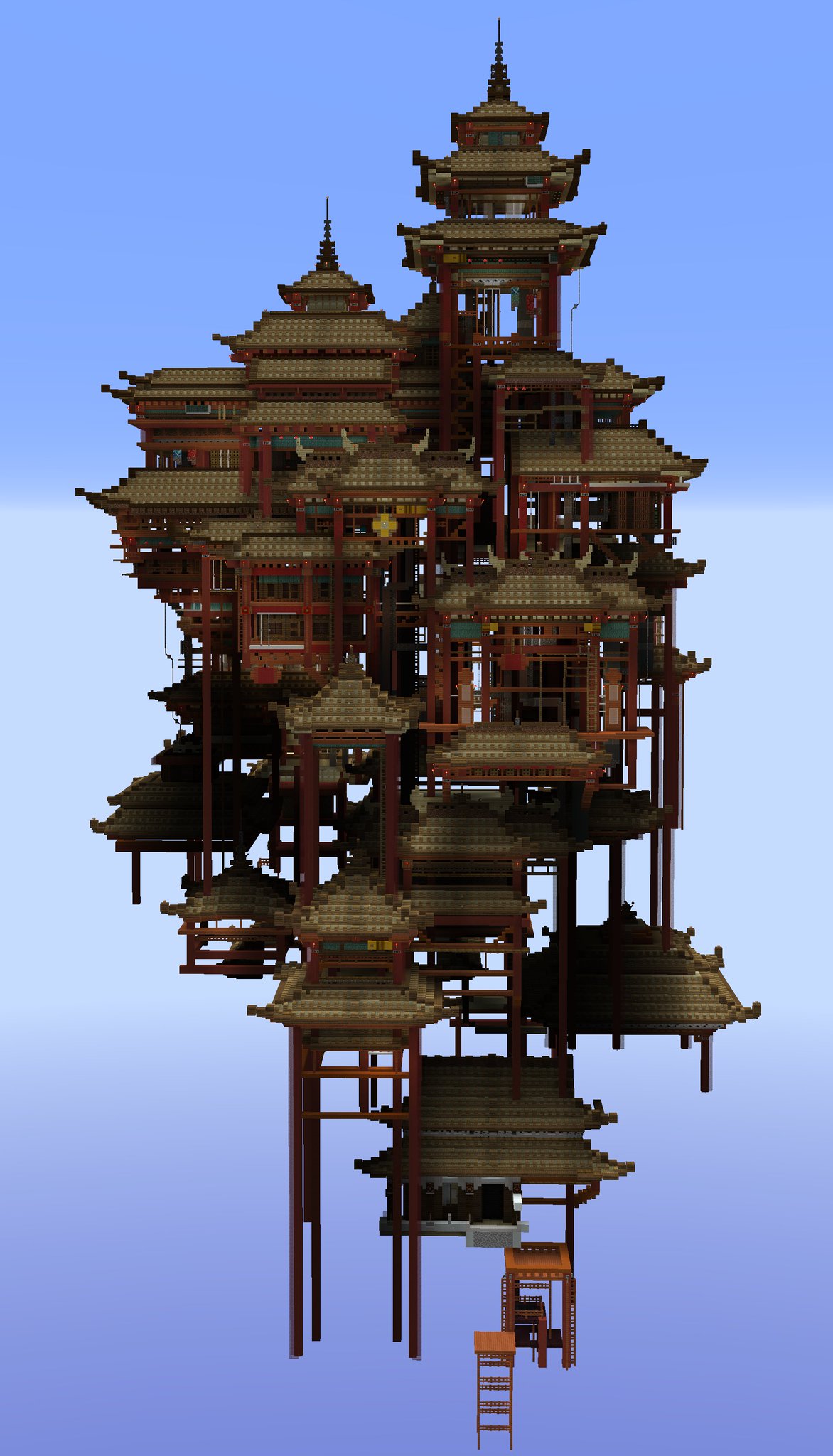 minecraft pagoda by blehz-queest on DeviantArt