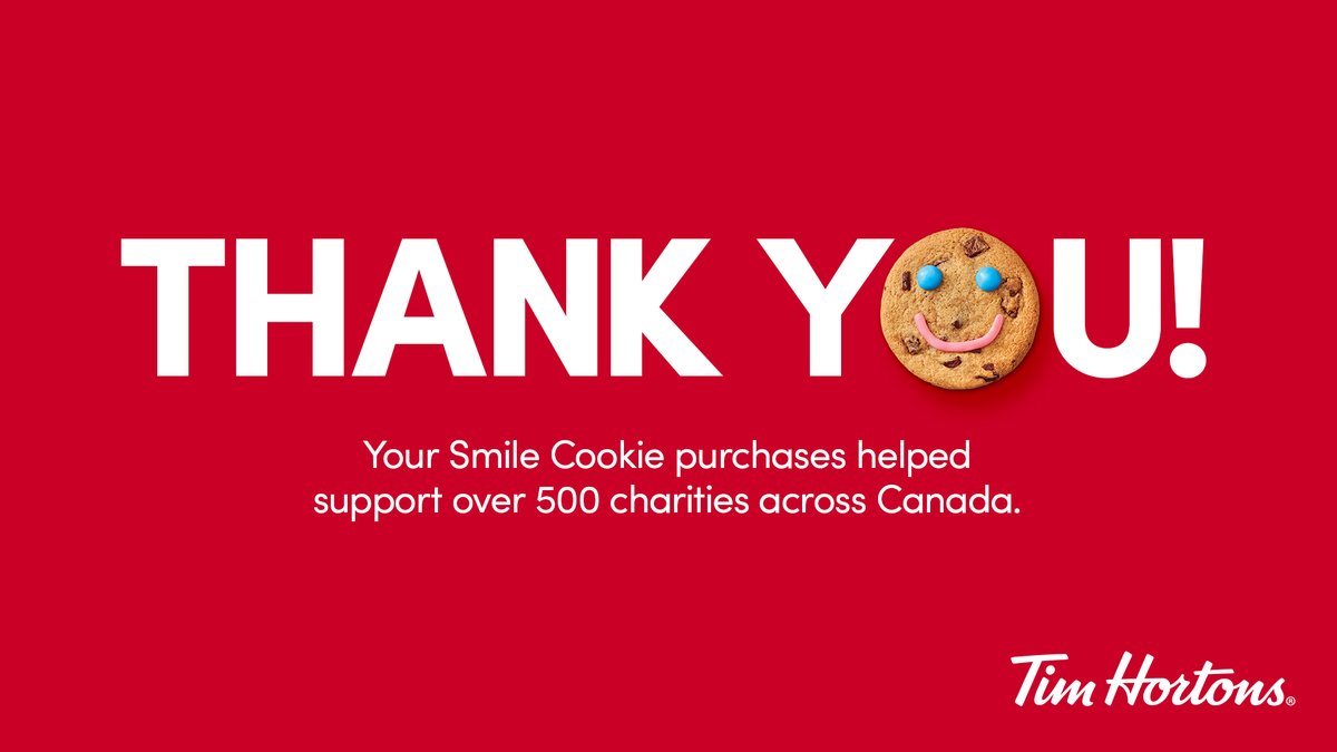 WellspringNIA's tweet photo. A BIG THANKS to everyone who participated in #SmileCookie last week @WellspringNIA is pleased to say the event was a success FINAL NUMBERS will be announced soon #SmileCookies @TimHortons #WellspringNiagara #cancerdoesntwait #Niagara #TimHortons #communitylove #cancersupport https://t.co/c1oywgGsM7