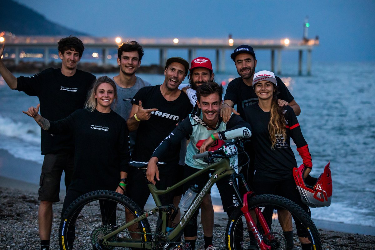 ZippSpeed's tweet photo. After a great battle on a technical course, Adrien Dailly won the @World_Enduro in Pietra Ligure! Isabeau decided to race despite her ankle injury. She took home a 2nd on the most difficult EWS course. Congrats Lapierre Zipp Collective! 📸 @maddogboris #3ZEROMOTO https://t.co/8Q7cO7iD5G