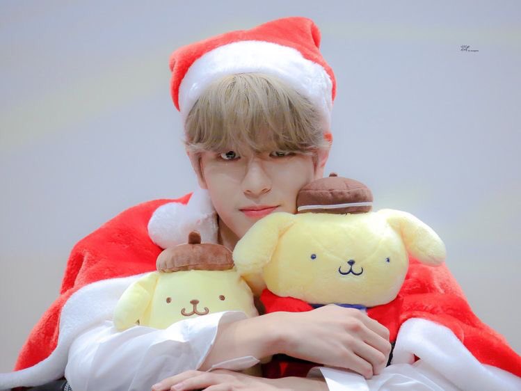 tinie baby with his plushies