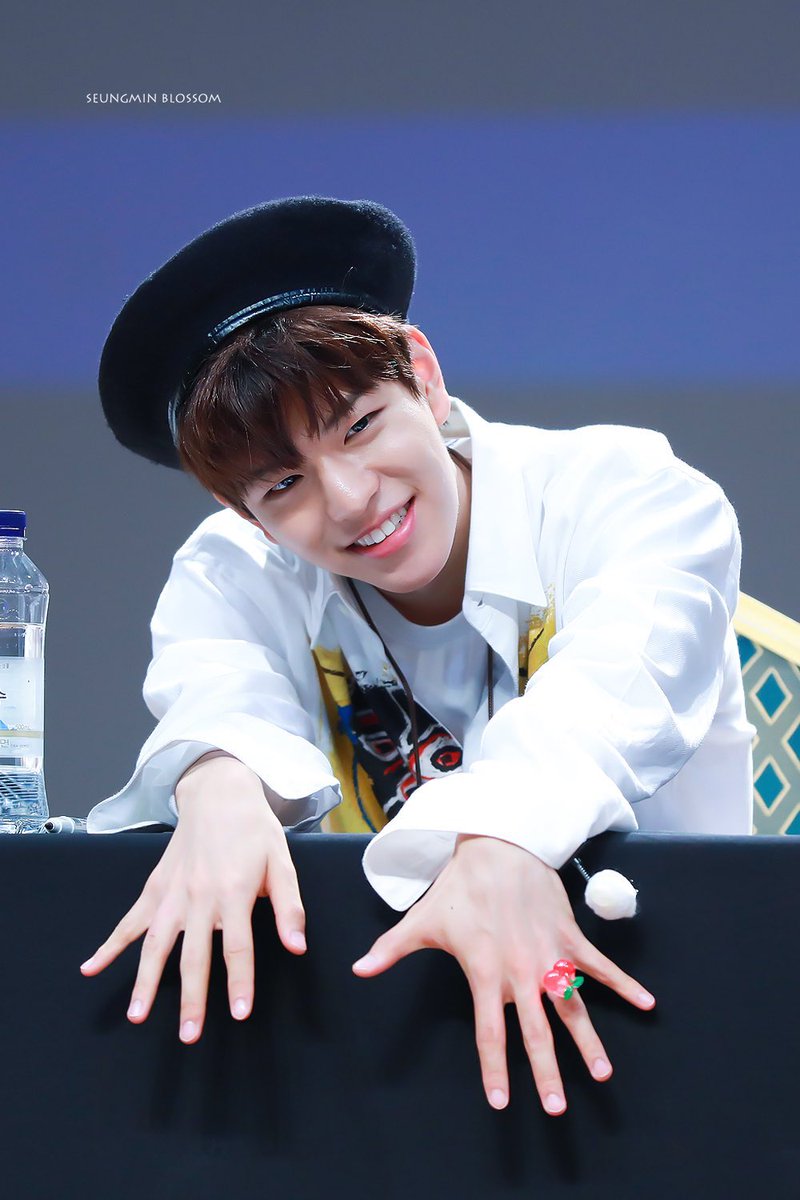fansigns are the perfect source of tiny seungmin content