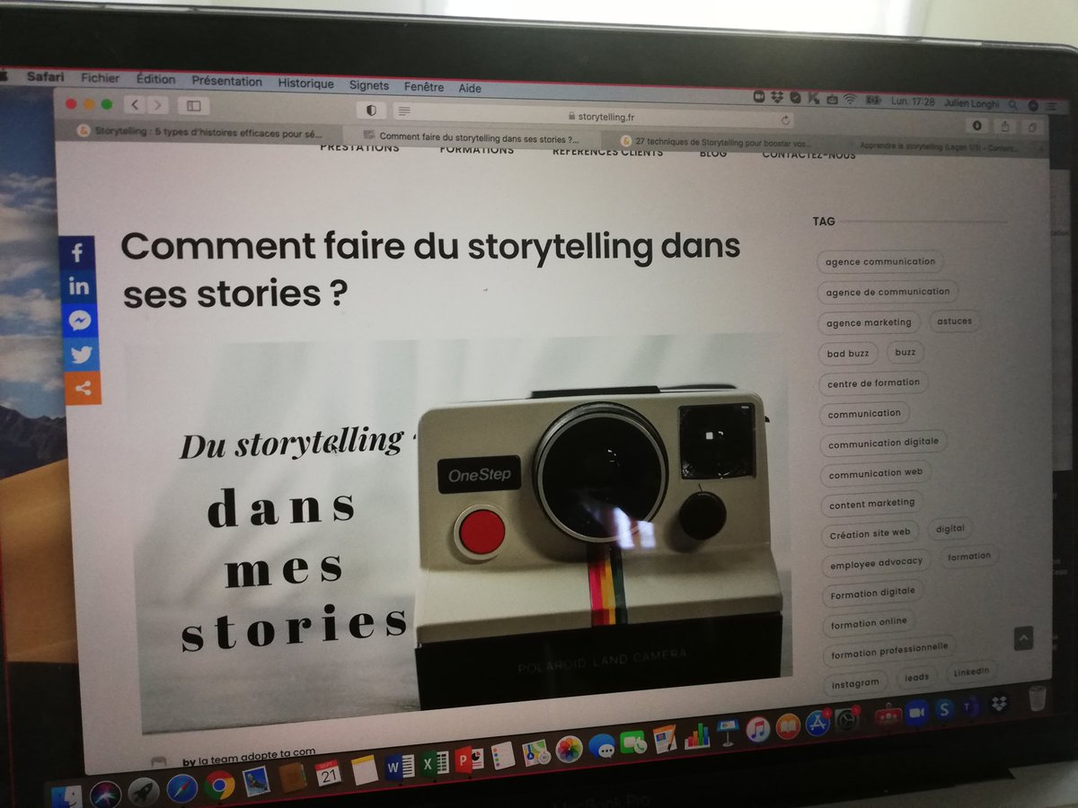 Grâce au super ppn <a href="/DUT_MMi/">DUT_MMi</a> je tente avec <a href="/MMISarcelles/">MMISarcelles</a> un exercice sur le storytelling en stories ! Peu de choses existent dessus donc c'est une bonne occasion de s'y pencher ! Et en plus dans un module avec @J5Meyer et <a href="/Asalbagherigr/">Asal Bagheri</a> elle est pas belle le vie ! Rendu dans 15 j