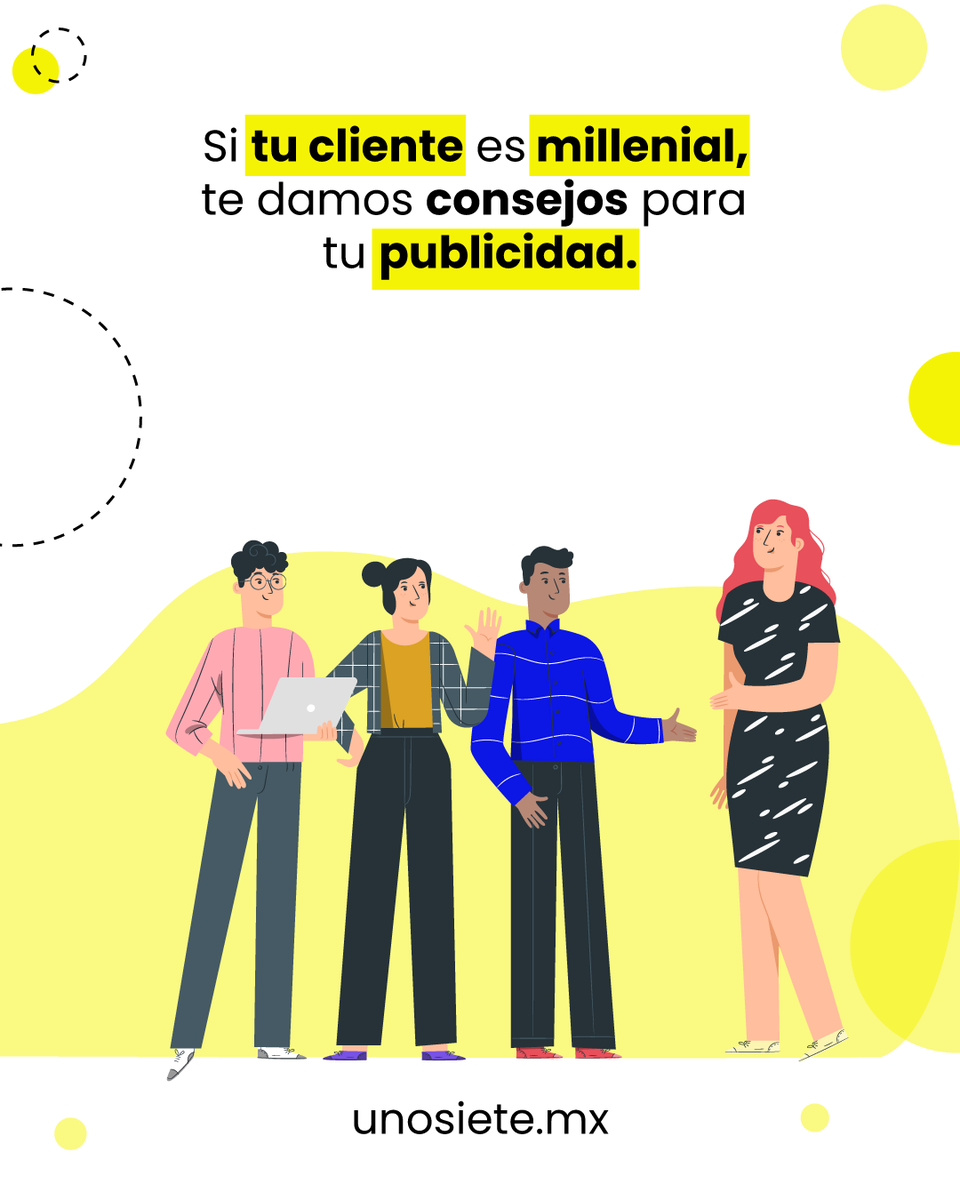 unosiete_mx's tweet photo. “La publicidad para millennials tiene que tener en cuenta que trata con un público objetivo formado por nativos digitales.”
¿Ya lo sabías?
#unosiete #tusclientes #tunegocio #invierte2020 #business #FelizLunes #BuenLunes https://t.co/penBaBgQ3v