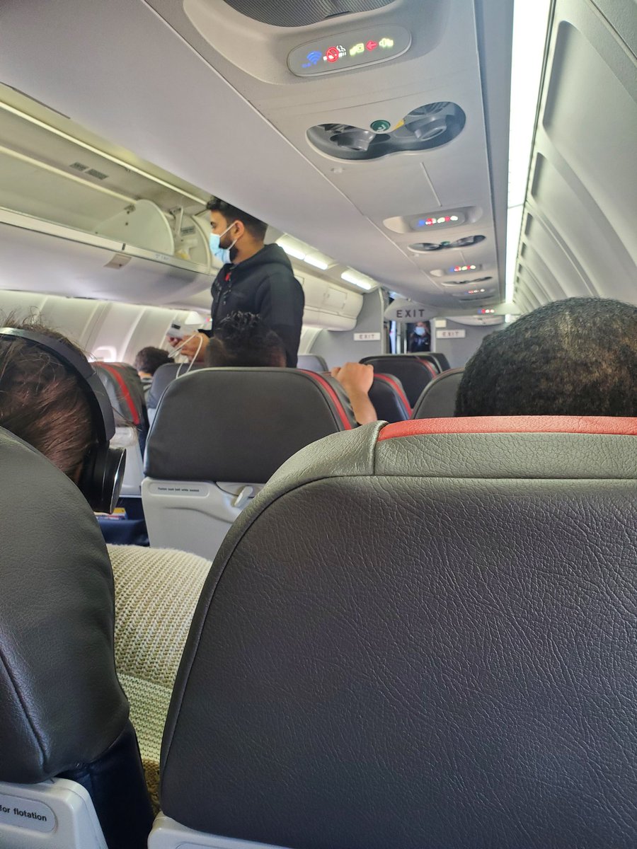 Hey <a href="/AmericanAir/">americanair</a> why tf is this tiny plane packed full mid pandemic? Yall just dont give a damn or? 😒😒 #covid19 #pandemic #flying #bwi #AmericanAirlines #fuckthis