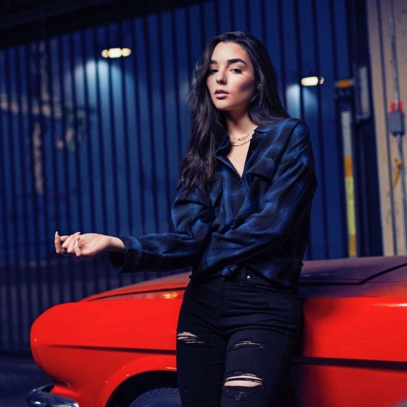 indiana massara but it’s just her posing with cars; a thread. ❥ @indiana