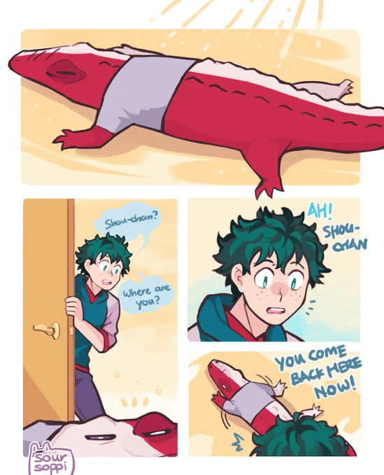 [BNHA]

the perils of sharing a name with your roommate's pet

#tododeku 