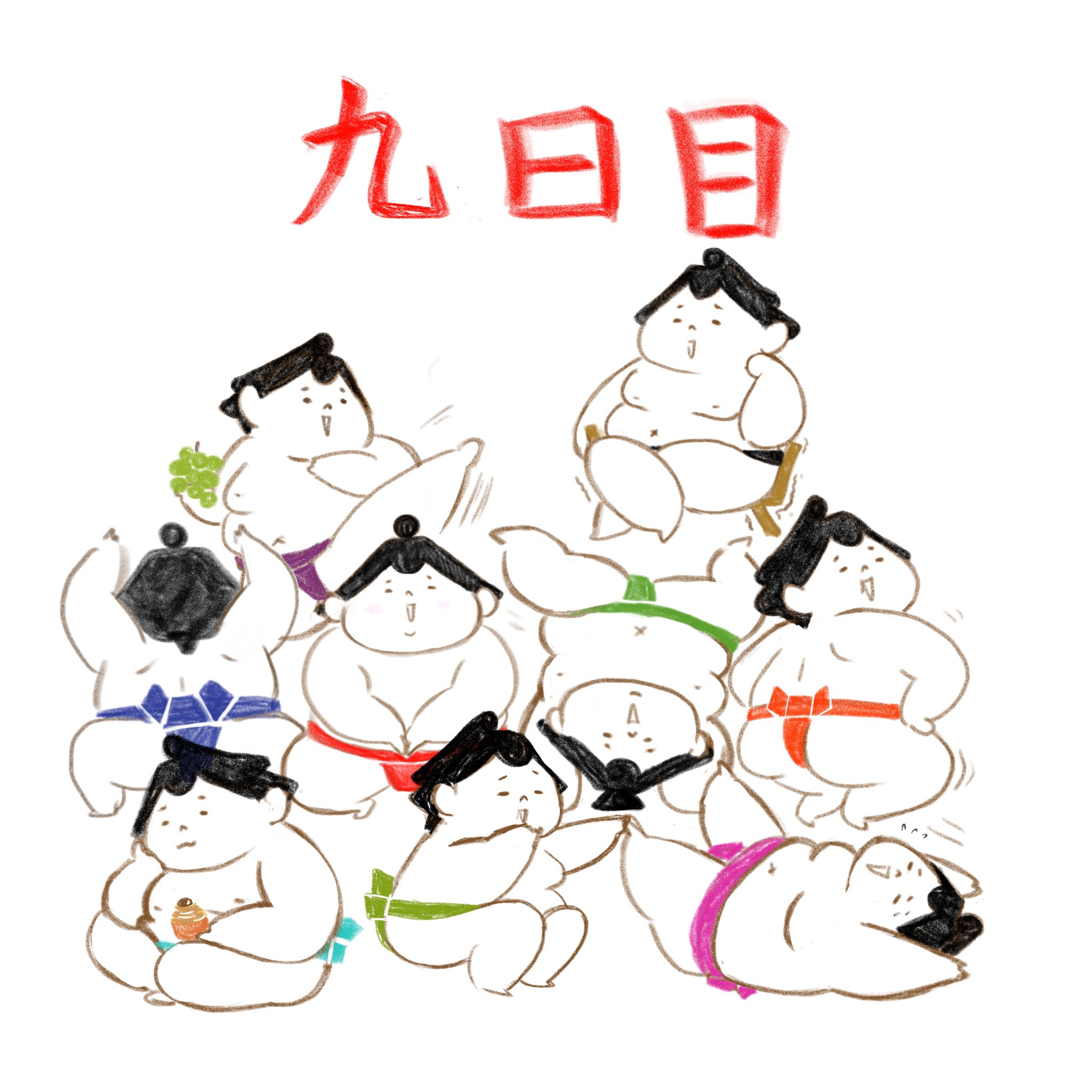 O Xrhsths トニー ミカ 月刊あすか で ゆるい関 連載中 子育てママ Sto Twitter 目の前に足を差し出されると 本日のゆるい関 Sumo 相撲 Lineスタンプ Line 相撲イラスト 漫画 ゆるい関 1日1絵 大相撲 くすぐり